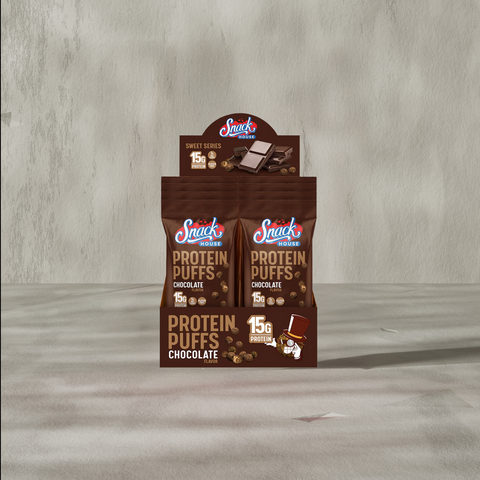 Snack House Protein Puffs 15g Protein - Dessert Flavors - 8pk