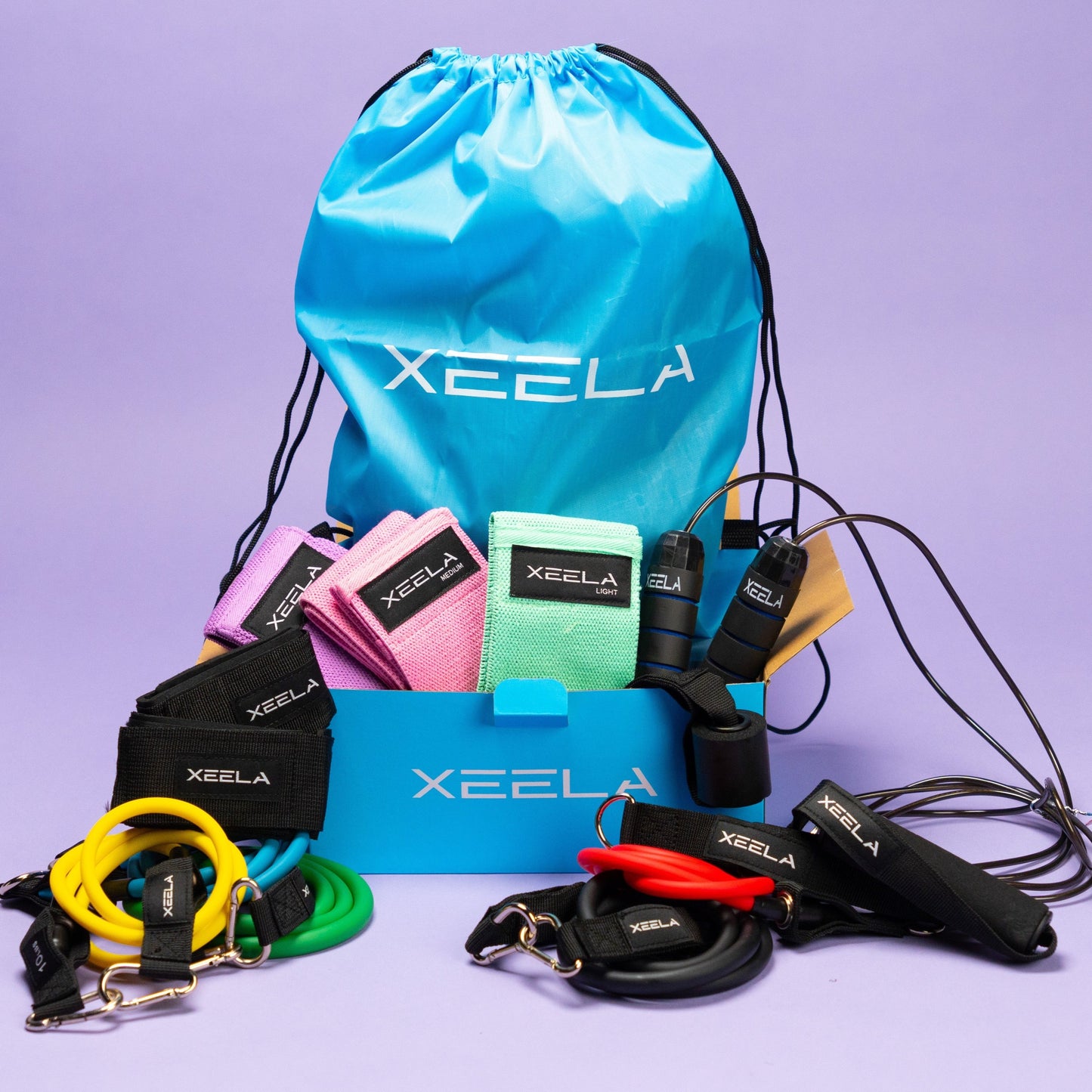 XEELA AT-HOME WORKOUT EQUIPMENT KIT