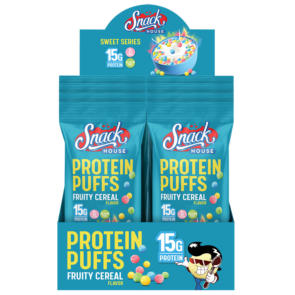 Snack House Protein Puffs 15g Protein - Dessert Flavors - 8pk