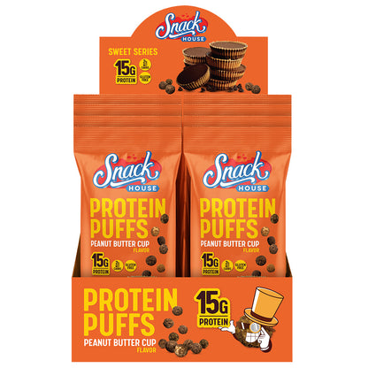 Snack House Protein Puffs 15g Protein - Dessert Flavors - 8pk